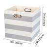 Posprica Storage Cubes,13×13 Collapsible Storage Baskets Bins Fabric Drawers -