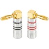 Poppstar Banana plug angled, for cables up to 4 sq