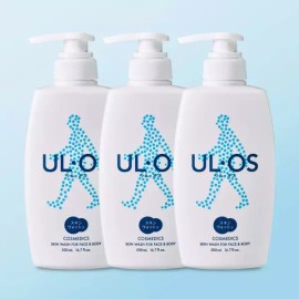Uros 우르오스 스킨워시 (남자 바디워시) 무향, 500g, 3개 Uros Skin Wash (Men's Body Wash) Unscented, 500g, 3ea