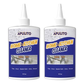 APULITO Household cleaner Gel for Bathroom Shower Kitchen Tile Sink Countertop 10 Fl Oz (Pack of 2)