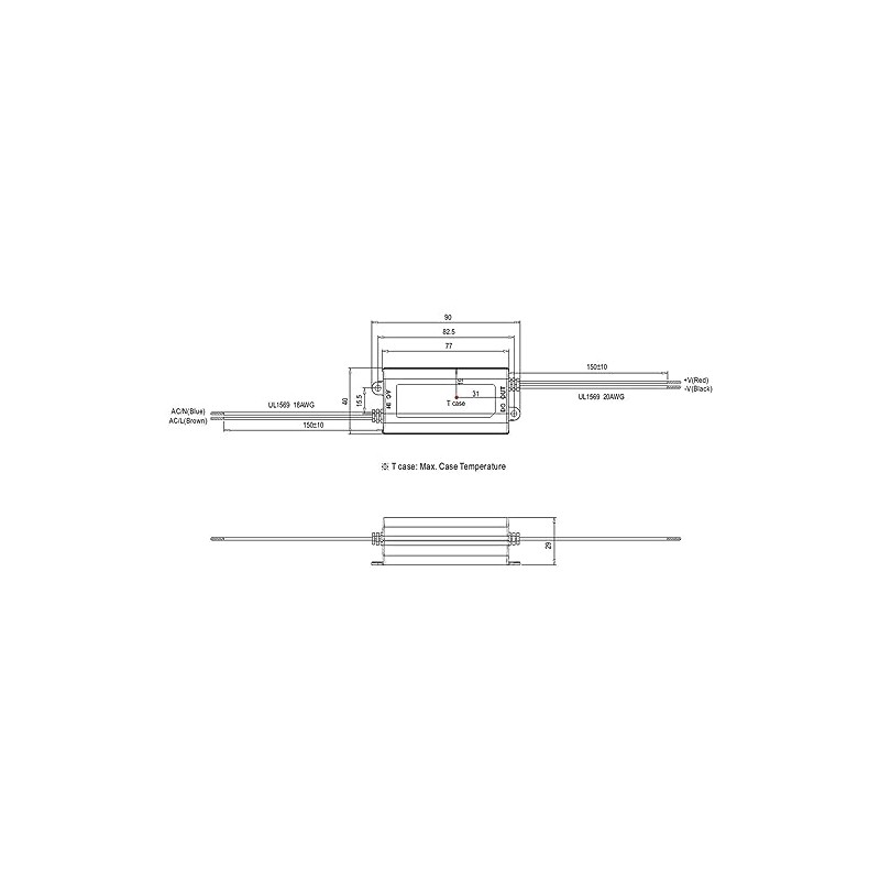 Mean Well APC-16-350 | 16W 350mA CC LED Driver