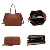 MKF Collection Tote Bag set for Women’s, Handbag Wristlet Wallet,