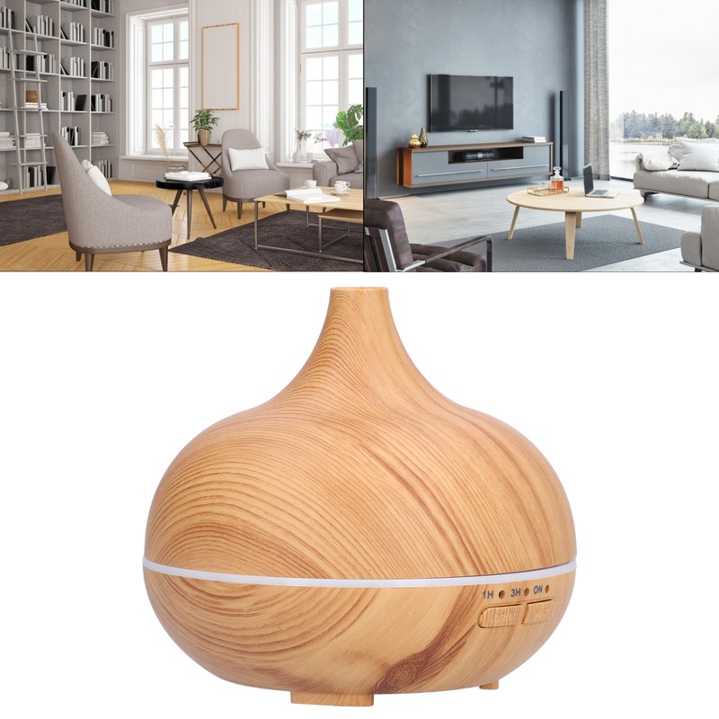 150ml Wood Grain Aromatherapy Diffuser USB Essential Oil Diffuser Cool