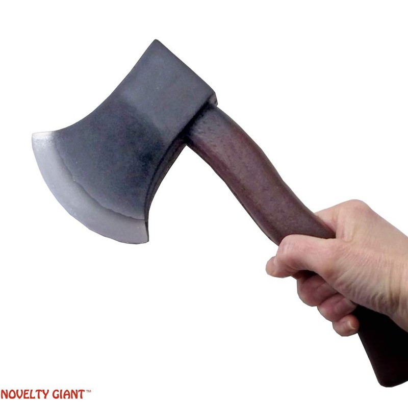 12" High Density Foam Hand Axe Viking Barbarian Theater Prop