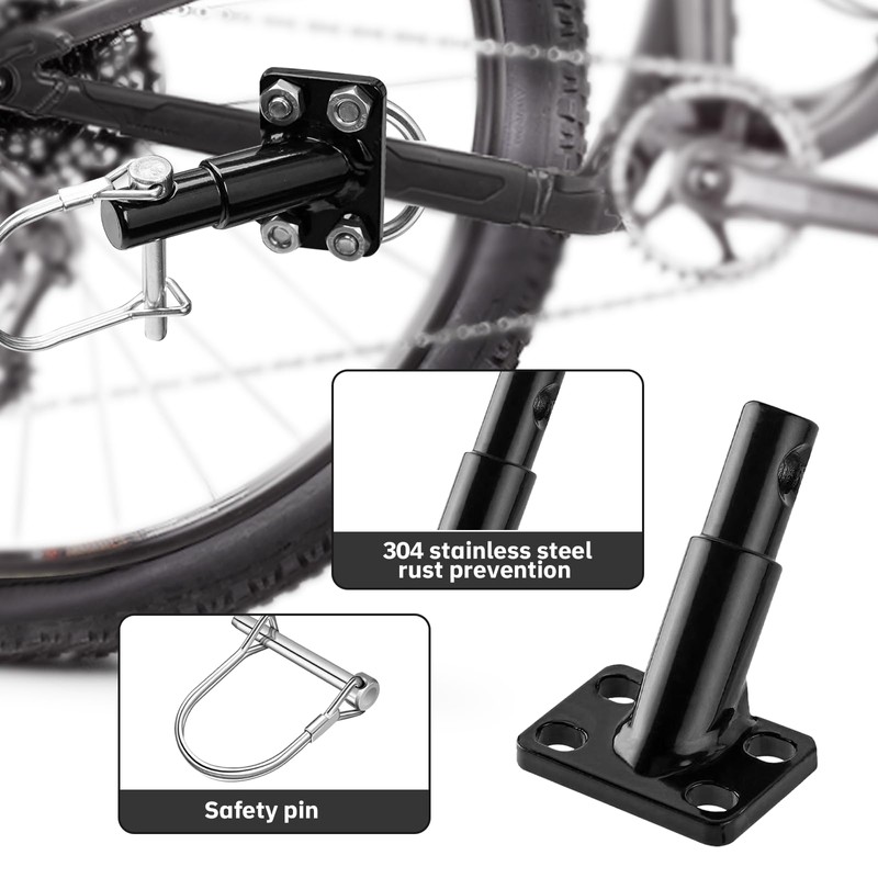 Bicycle Trailer Coupling, Bicycle Towing Hitch for Bicycle Children's Trailer