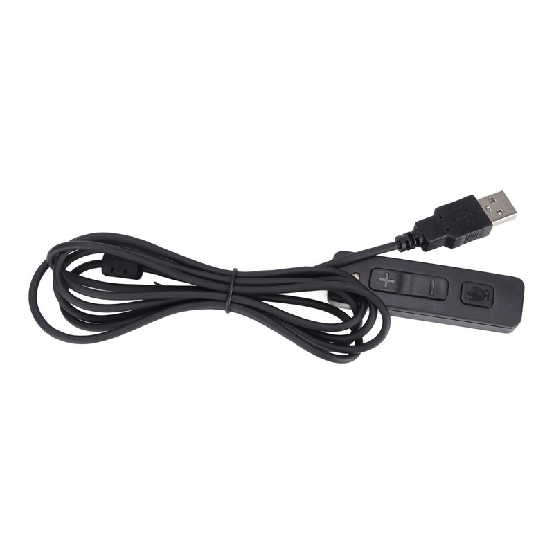USB Headset 3.5mm Computer Headphone with Microphone Noise Cancelling for