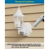 Siding Mounting Block, 8141 White Outdoor Light Mounting Kit with