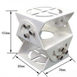 Milageto Universal Joint Bracket Security Camera Joint Mount Double Layer Stable Performance Parts Sturdy Camera Bracket for Indoor