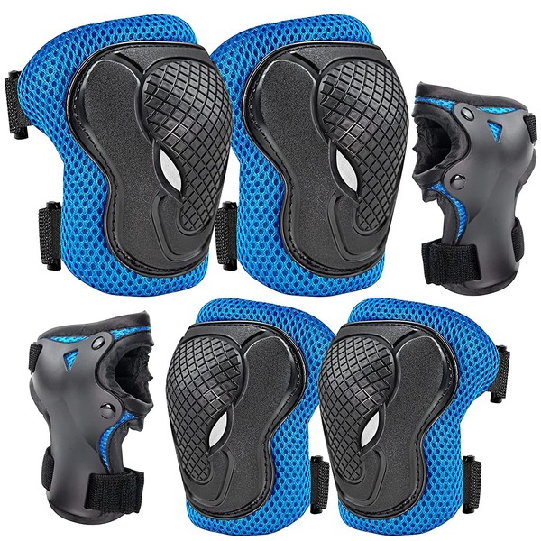 PHZ. Kids Knee Pads Elbow Pads Wrist Guards 6 in