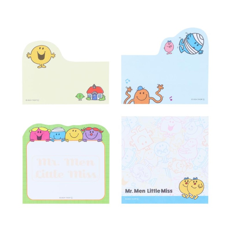 Sunstar Stationery Mr Men & Little Miss Sticky Notes, Die
