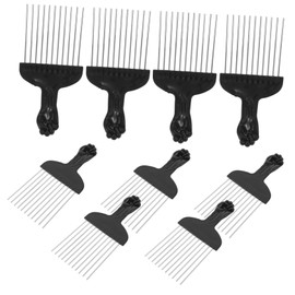 OHPHCALL Steel Needle Comb Oil Afro Comb Scalp Brush Hair Tool for Women Men Boys and Girls Wide Tooth Hair Styling Comb