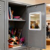 ARTLYMERS Magnetic Locker Mirror, 5x7 Real Glass Small Mirrors for