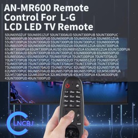 AN-MR600 Remote for L-G TV Remote Control Replacement, No Programming Or Setup Required, Replacement Remote for L-G Smart TV Models 32LF630V 40LF630V 43LF630V 49LF630V 55LF630V 42LF652V 32LF652V