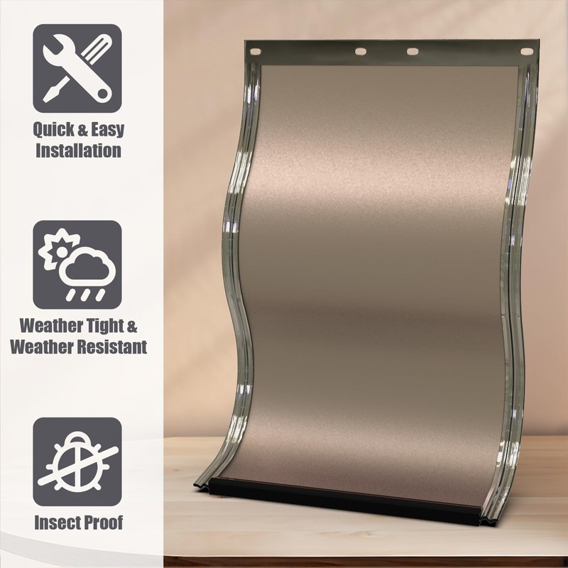 PAC11-11038 Dog Door Replacement Flaps for Dogs and Cat, Doggy