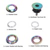 LeBycle Mountain Bike Headset Road Bicycle Double Bearing Headset 28.6x44‑50.6x30mm