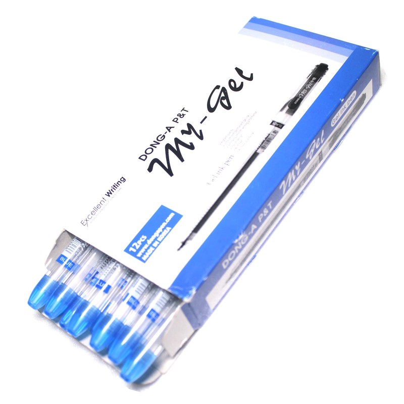 dong-a My Gel Ink Pen 0.5mm Rollerball Pen - Blue