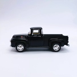 Kinsmart 1:36 - 1956 Ford F-100 Pickup - 5" Diecast Toy Car - 4 Colors - Black