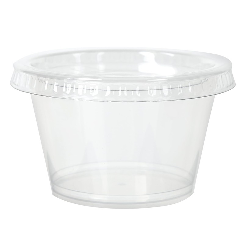 Made in Japan, Heat Resistant Pudding Cups with Lids, 3.4