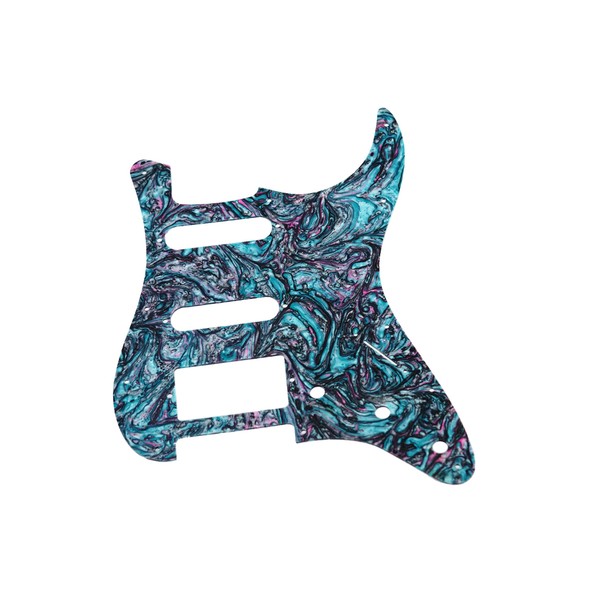 Guyker 11 Hole Guitar Pickguard, Resin Strat ST Style S/S/H