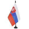 AZ FLAG SLOVAKIA TABLE FLAG 5'' x 8'' - SLOVAK