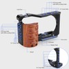 Leftfoto Upgrade Metal Cage With Wood Handle For Sony α