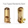 Double Screw Adjustment Saxophone Ligature Compact Sax Ligature with Mouthpiece