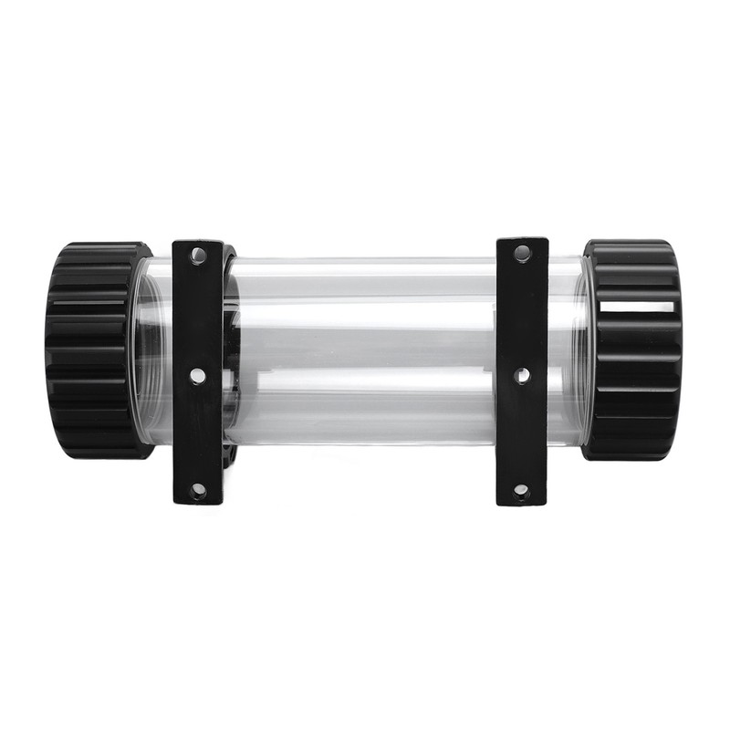 Cylindrical Water Cooling Tank PC Water Tank Built in Filtration