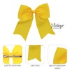 Yellow Jumbo Bow Clip with Tails