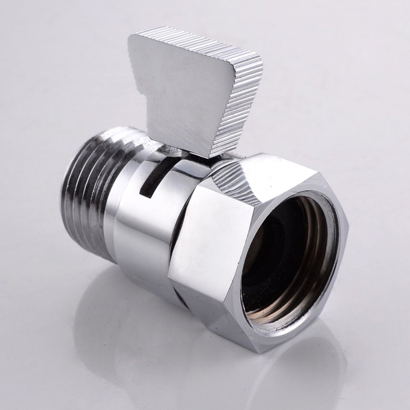 KES Shower Shut Off Valve G1/2" Brass with Handle Lever
