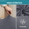 Granbest Jacquard Dining Chair Seat Covers Set of 4, High