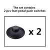 2 Pcs In-Line Foot Press Switch Standard lamp Foot Switch