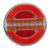 LED Round Trailer Tail Light 1200LM Stop Brake Turn Reverse