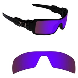 Alphax Plasma Purple Polarized Replacement Lenses for Oakley Oil Rig