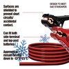 CARTMAN 4 Gauge 16 Feet Jumper Cables 300AMP Heavy Duty
