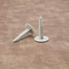 YINETTECH 20Pcs Car Roof Headlining Mounting Clips Grey Expanding Rivets