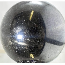 Black Metal Flake Glitter .008 0.008 Hex Vintage Paint (6 Ounce)