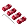 EVIL ENERGY Hose Separator Clamp, Fuel Line Mounting Clamp Aluminum