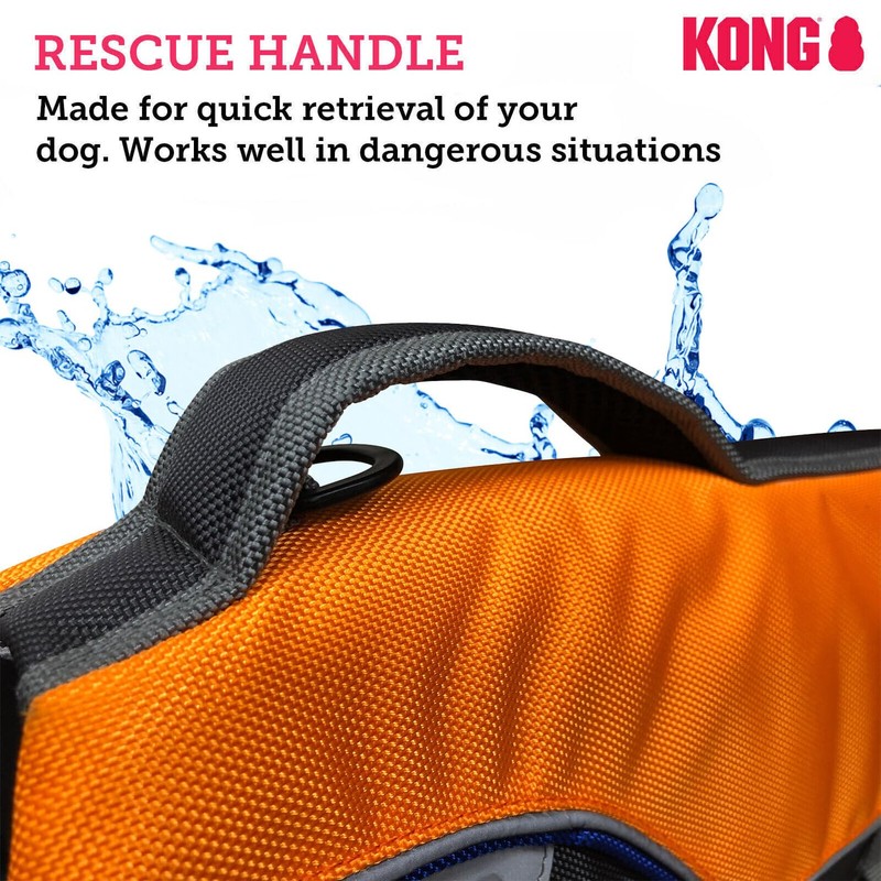 Aqua Pro Dog Flotation Life Jacket Safety Vest, Swimming Float