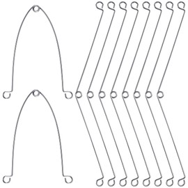 SmallCat 10 PCS Torison Spring Clips Recessed Lighting, Metal Spring Clips for Recessed Lighting Accessories Suitable for Bathroom Living Room and Kitchen Ceiling - Silver