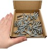 Pack of 50 DIN 7504 P Galvanised Steel 5.5 x