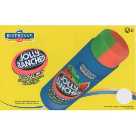 Blue Bunny Lot of 2 Jolly Rancher Cool Tube push up Ice Cream Truck Sticker 8"x 5"