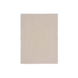 Jollein Baby Blanket Check Knit, Oatmeal - 75 x 100 cm - 60% Cotton, 40% Acrylic - For Baby Cradle - 1.0 TOG - Oeko-Tex Certified - Knitting Pattern