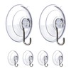 BEADNOVA Suction Cup Hooks 2.5 Inches Suction Cup Hook for
