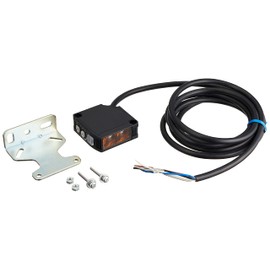 omron Photoelectric Sensor, Diffuse Reflective, Free Power Supply (DC24-240V/AC24-240V), Detection Distance 2,500mm, Relay Output (E3JK-DR11-C 2M)