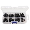 260pcs[9 Sizes] Black Starlock Internal Tooth Lock Washers Assortment Kit,