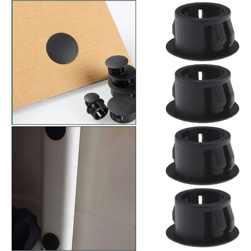 100Pcs Plastic Hole Plug Replacement Flush Type Hole Plugs Snap