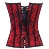 Martya Damen Korsett Body Shapewear Corsage Top mit G-String S-6XL