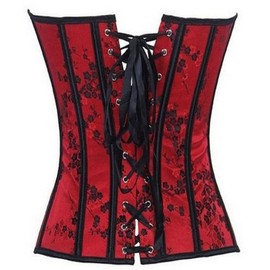 Martya Damen Korsett Body Shapewear Corsage Top mit G-String S-6XL