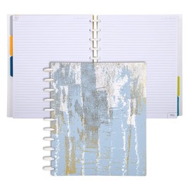 Talia Discbound Notebooks, Planner, Customizable, (xLuxe 2 Sky, Letter (8.5in x 11in))