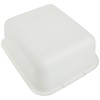 Rubbermaid 2951-AR WHT Dish Pan, Rectangular, White Plastic, 11-1/2-Qts. WHITE